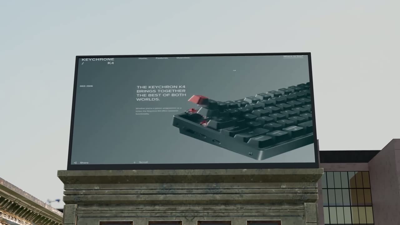 Keychron: экран 1