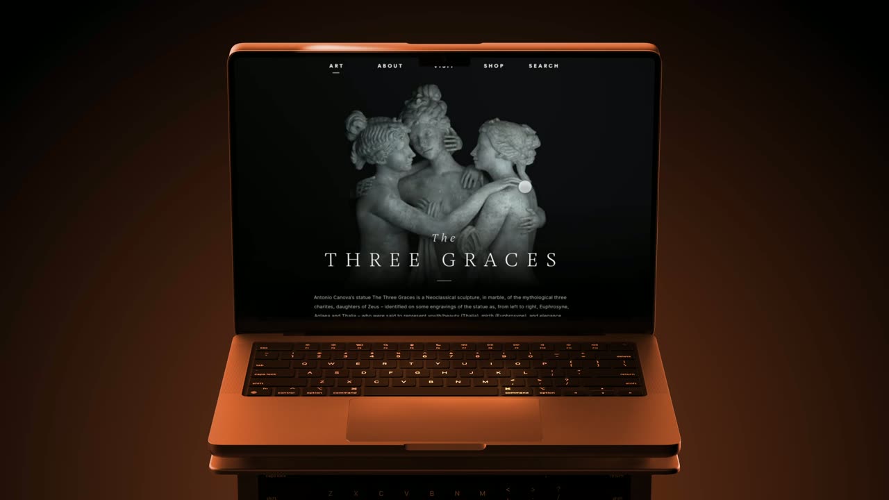 The Three Graces: экран 1